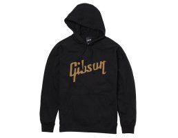 Gibson Logo Black Hoodie - L