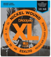 D'Addario ESXL110 Nickel Wound, Double BallEnd, 10-46