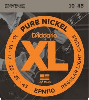 D'Addario EPN110 Pure Nickel, Regular Light, 10-45