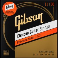Gibson Flatwound Electric Guitar Strings 11/50