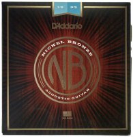 D'Addario NB1253 Nickel Bronze, Light, 12-53