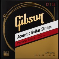Gibson Phosphor Bronze Acoustic Guitar Strings 12/53