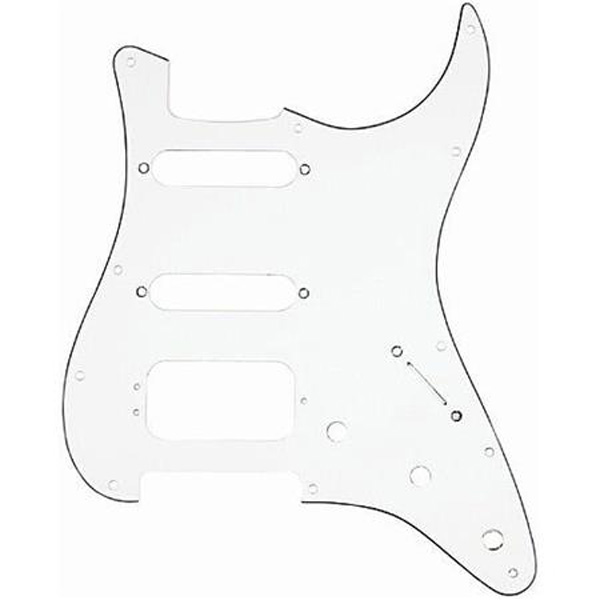 Fender Modern Strat 11 Hole Pickguard HSS - WH - Click Image to Close