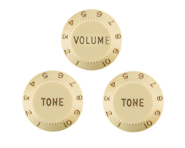 Fender Stratocaster Knobs Set Left-Handed - AW - Click Image to Close