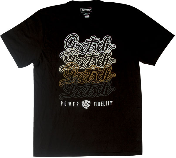 Gretsch Script Logo T-Shirt - S - Click Image to Close