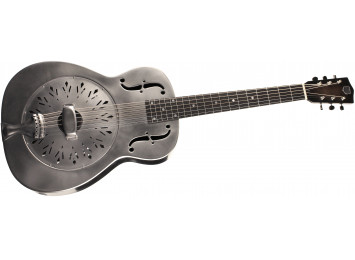 National Style O 14 Fret Raw Steel