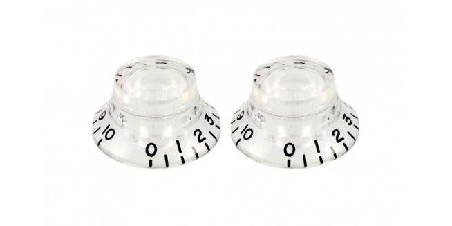 Allparts Vintage Style Bell Knobs - CLR