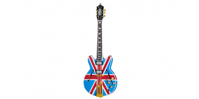Axe Heaven 6" Epiphone Union Jack Sheraton Mini Guitar Ornament