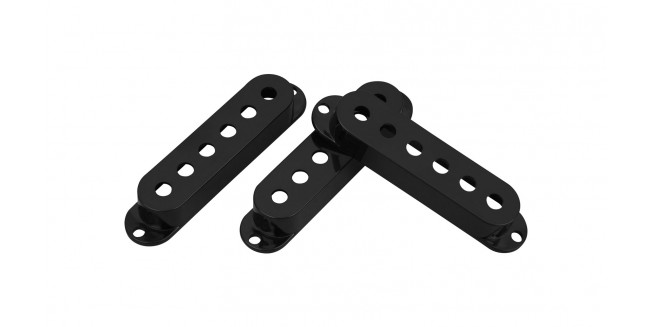 DiMarzio DM2001BK Strat&reg; Pickup Covers - BK