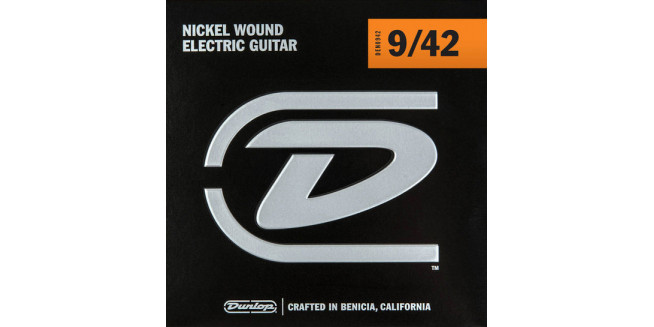 Dunlop Nickel Wound Electric Guitar Strings 09/42