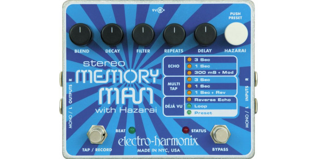 Electro Harmonix Stereo Memory Man with Hazarai