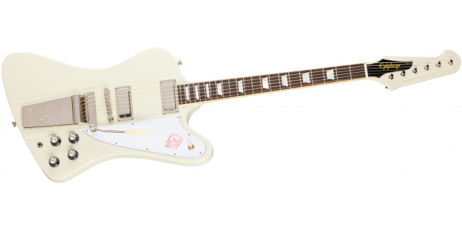 Epiphone 1963 Firebird V Maestro Vibrola Reissue - PW