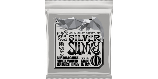 Ernie Ball 2218 John Mayer Silver Slinky Signature 10.5/47 Ernie Ball 2218 John Mayer Silver Slinky Signature 10.5/47