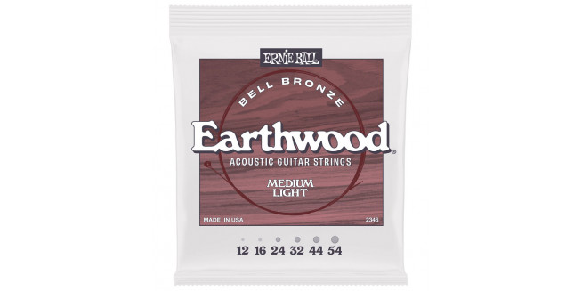 Ernie Ball 2346 Earthwood Bell Bronze 12/54 Medium Light