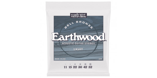 Ernie Ball 2348 Earthwood Bell Bronze 11/52 Light