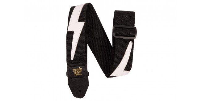 Ernie Ball Premium White Lightning Guitar Strap