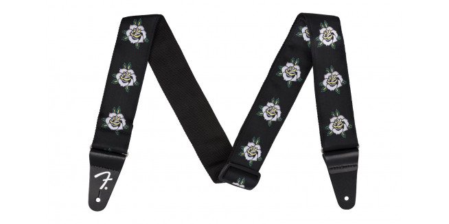 Fender 2" Rose Strap - WH