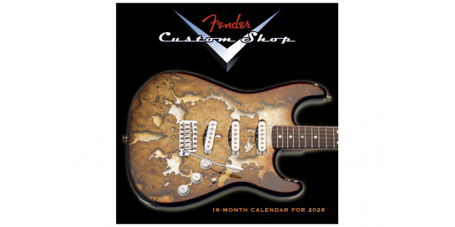 Fender 2026 Custom Shop Calendar