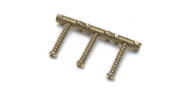 Fender American Vintage Telecaster Threaded Bridge Saddles Fender American Vintage Telecaster Threaded Bridge Saddles