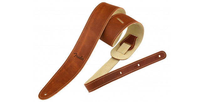 Fender Ball Glove Leather Strap - BRN