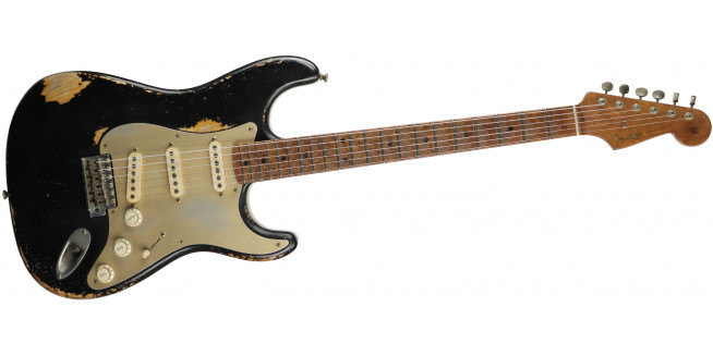 Fender Custom 1956 Stratocaster Heavy Relic Masterbuilt Andy Hicks - BLKoVBL