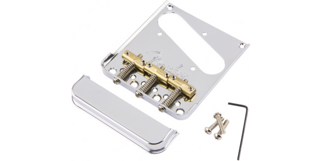 Fender 3-Saddle American Pro Telecaster Bridge Assembly Fender 3-Saddle American Pro Telecaster Bridge Assembly