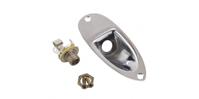 Fender Road Worn Stratocaster Jack Ferrule w/Hardware Fender Road Worn Stratocaster Jack Ferrule w/Hardware