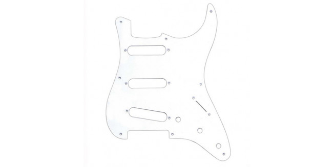 Fender &lsquo;57 Vintage Strat 8 Hole Pickguard - WH
