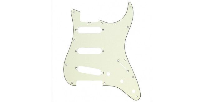 Fender &lsquo;62 Vintage Strat 11 Hole Pickguard - MG