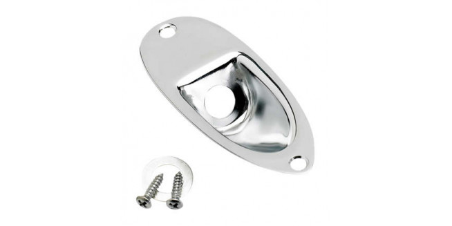 Fender Stratocaster Jack Plate - CH Fender Stratocaster Jack Plate - CH