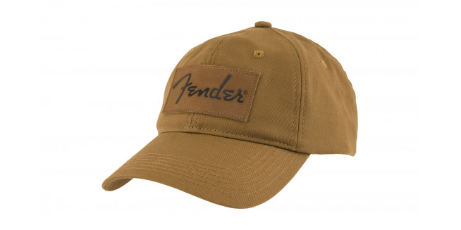 Fender Vintage Leather Badge Hat