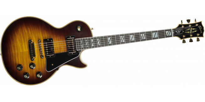 Gibson Custom 1968 Les Paul Custom Reissue AAA Flame Top Super 400 Inlays VOS