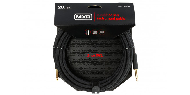 MXR DCIR20 Stealth Instrument Cable - 6m