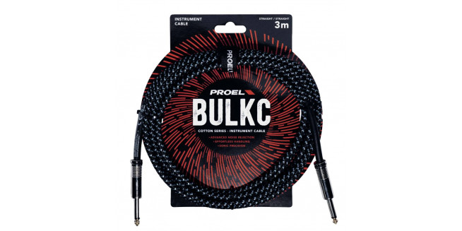 Proel Cotton Series Instrument Cable - 3m - LB