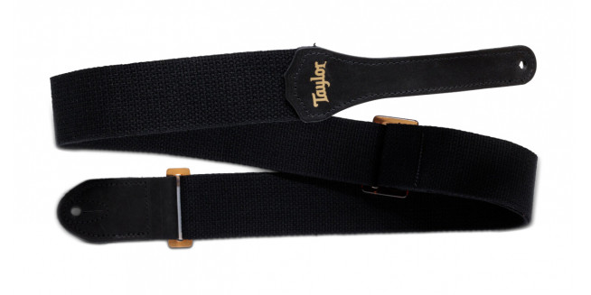 Taylor GS Mini Cotton Guitar Strap - BK