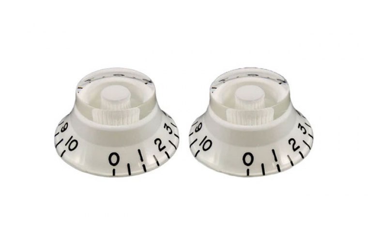Allparts Vintage Style Bell Knobs - WH