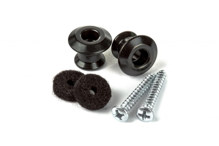 Dunlop 2PSLS033BK Straplock Button Dual - BK