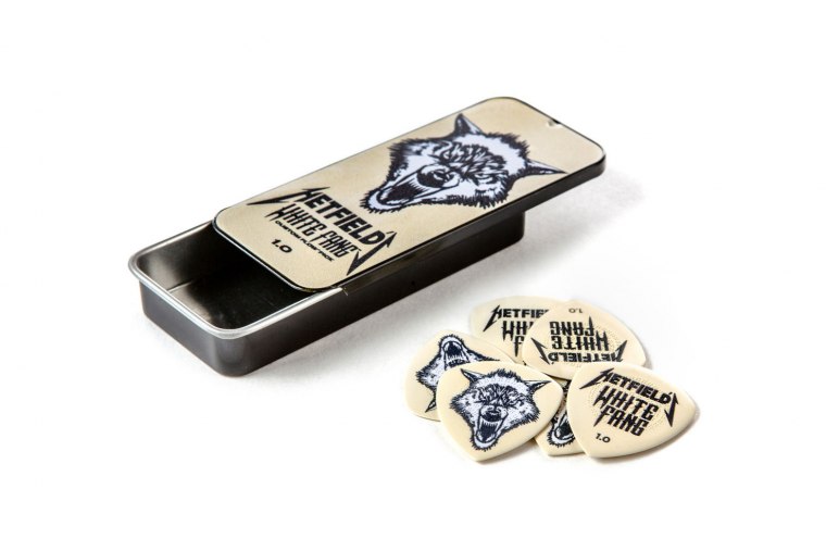 Dunlop White Fang Pick Tin 1.00mm