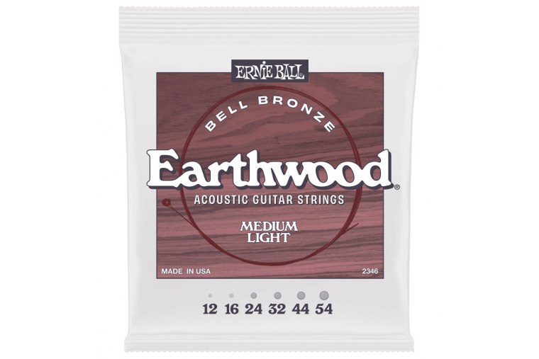 Ernie Ball 2346 Earthwood Bell Bronze 12/54 Medium Light