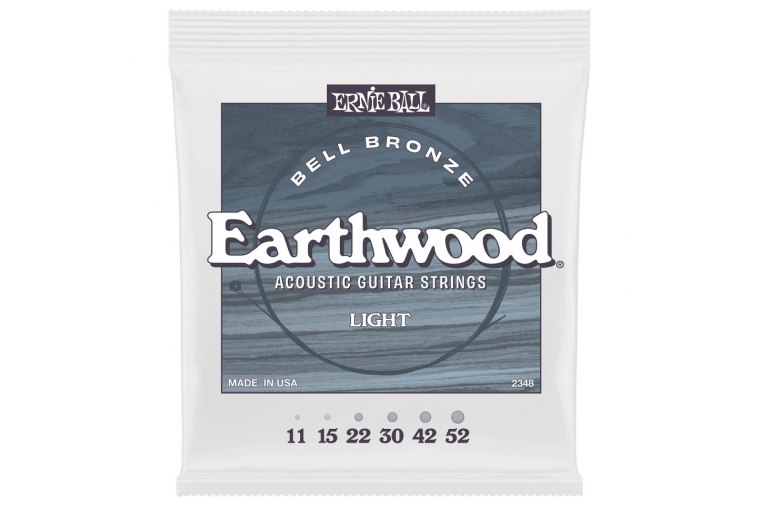 Ernie Ball 2348 Earthwood Bell Bronze 11/52 Light