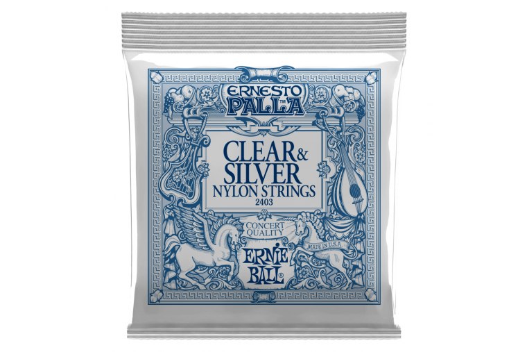 Ernie Ball 2403 Ernesto Palla Clear & Silver Ball End