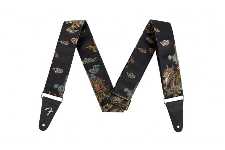Fender Satin Dragon Strap - BK