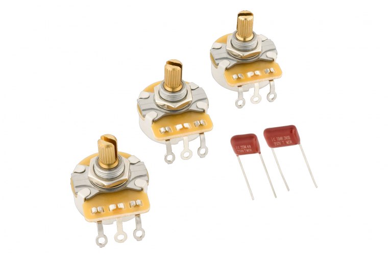 Fender Stratocaster Split Shaft Potentiometer and Capacitor Kit