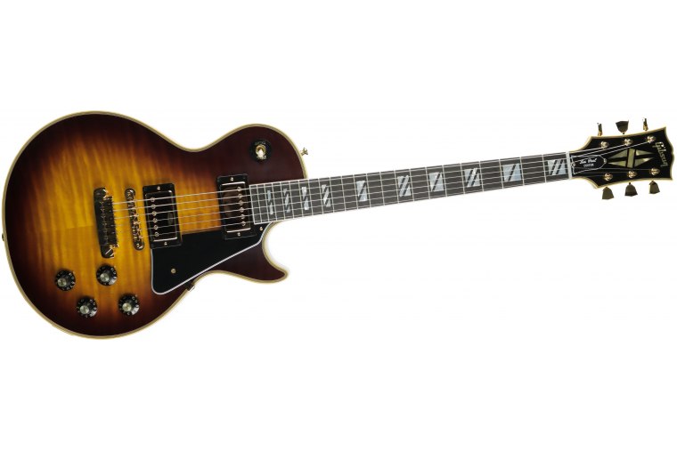 Gibson Custom 1968 Les Paul Custom Reissue AAA Flame Top Super 400 Inlays VOS