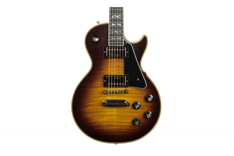 Gibson Custom 1968 Les Paul Custom Reissue AAA Flame Top Super 400 Inlays VOS