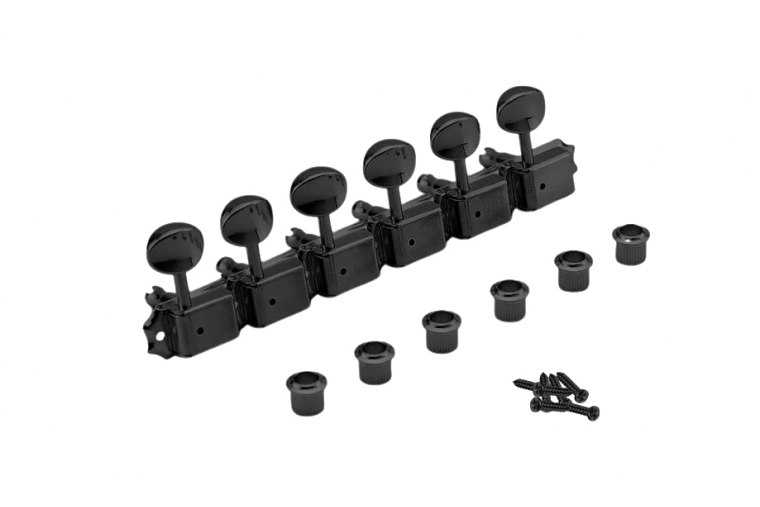 Gotoh SD91 Vintage-Style 6-in-line Keys - BK