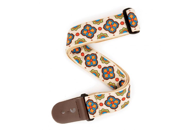 D'Addario T20S1503 Latin Tile Art Guitar Strap - Traditional