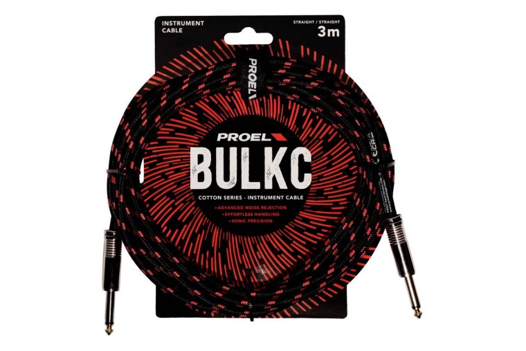 Proel Cotton Series Instrument Cable - 3m - BR