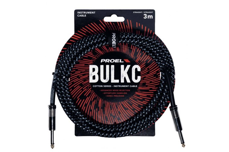 Proel Cotton Series Instrument Cable - 3m - LB