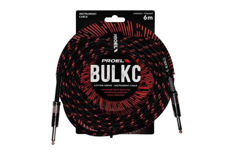 Proel Cotton Series Instrument Cable - 6m - BR